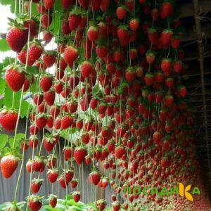 Клубника ампельная Анастасия купить по цене от 370р. в интернет-магазине «Посадика» с доставкой почтой в в Северске и по всей России – [изображение №1].
